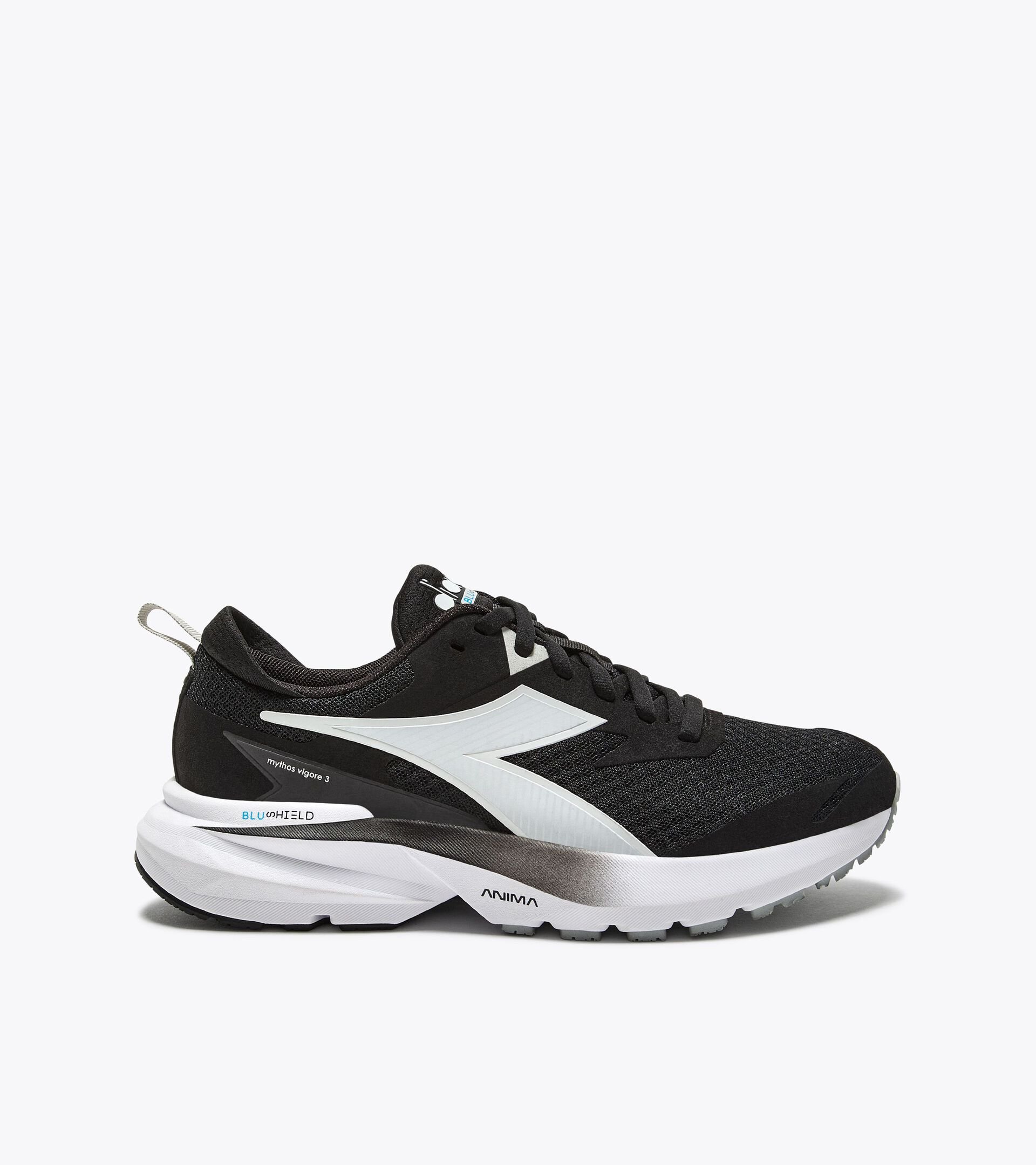 Zapatilla de running - Estabilidad y protección - Mujer MYTHOS BLUSHIELD VIGORE 3 W NEGRO/BLANCO (C7406) - Diadora