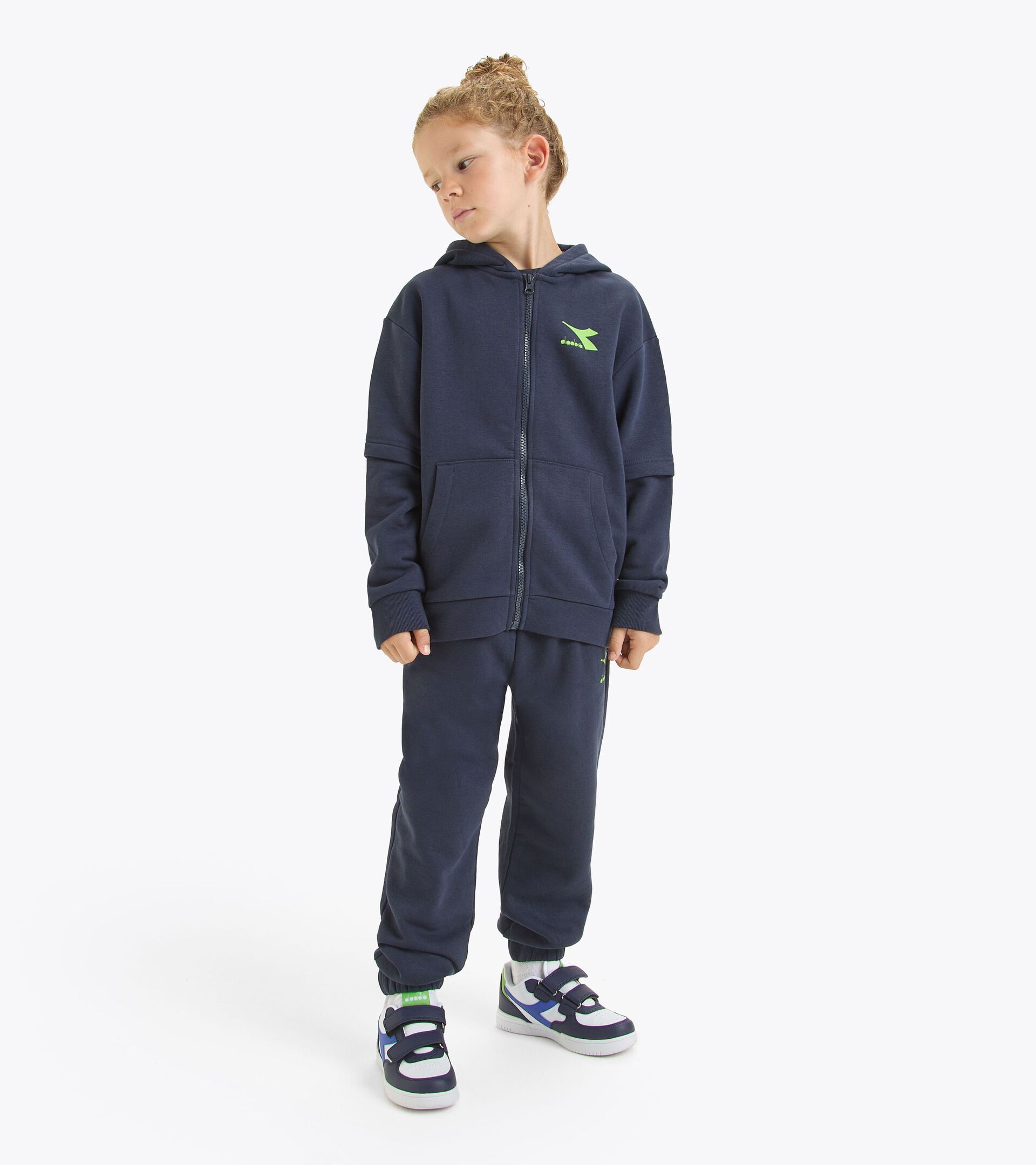 Adidas tracksuit child FZ blue Size 5/6 years Color Blue