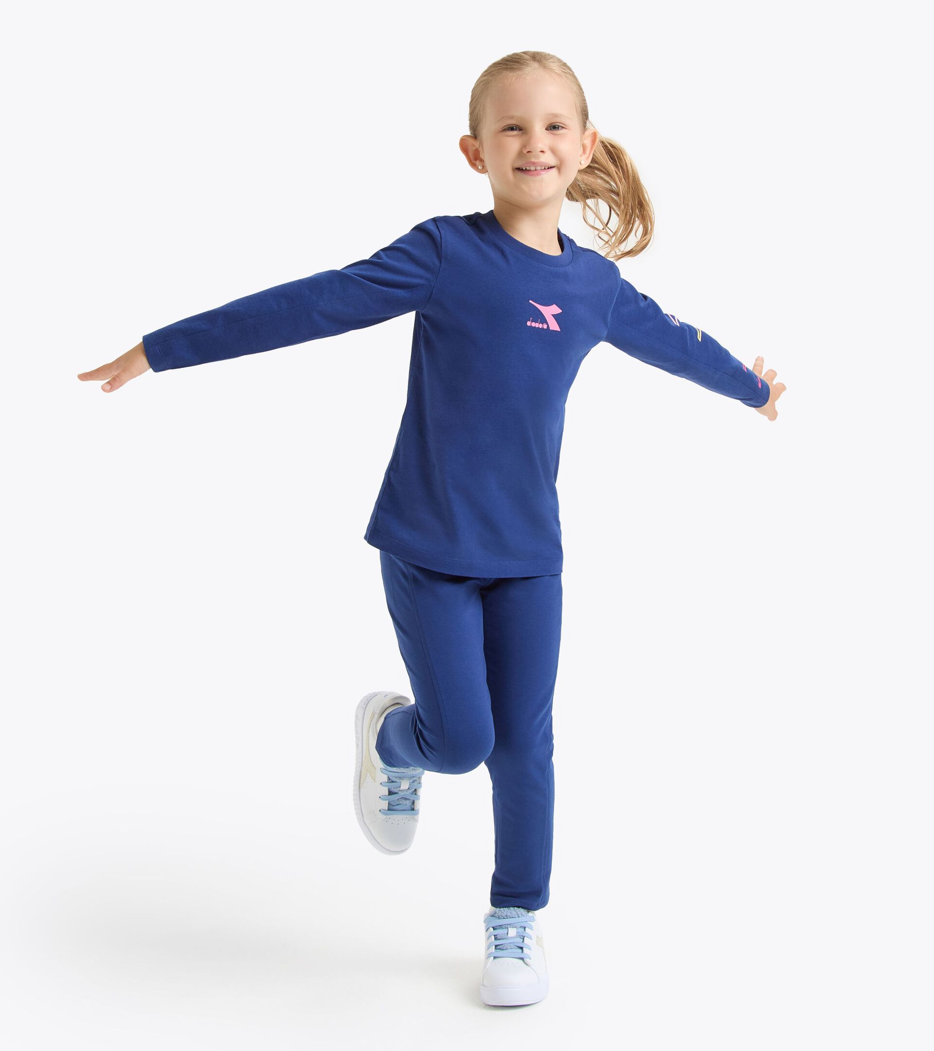 Leggings - Ado fille
 JG. LEGGINGS LOGO BLEU DOMAINE - Diadora