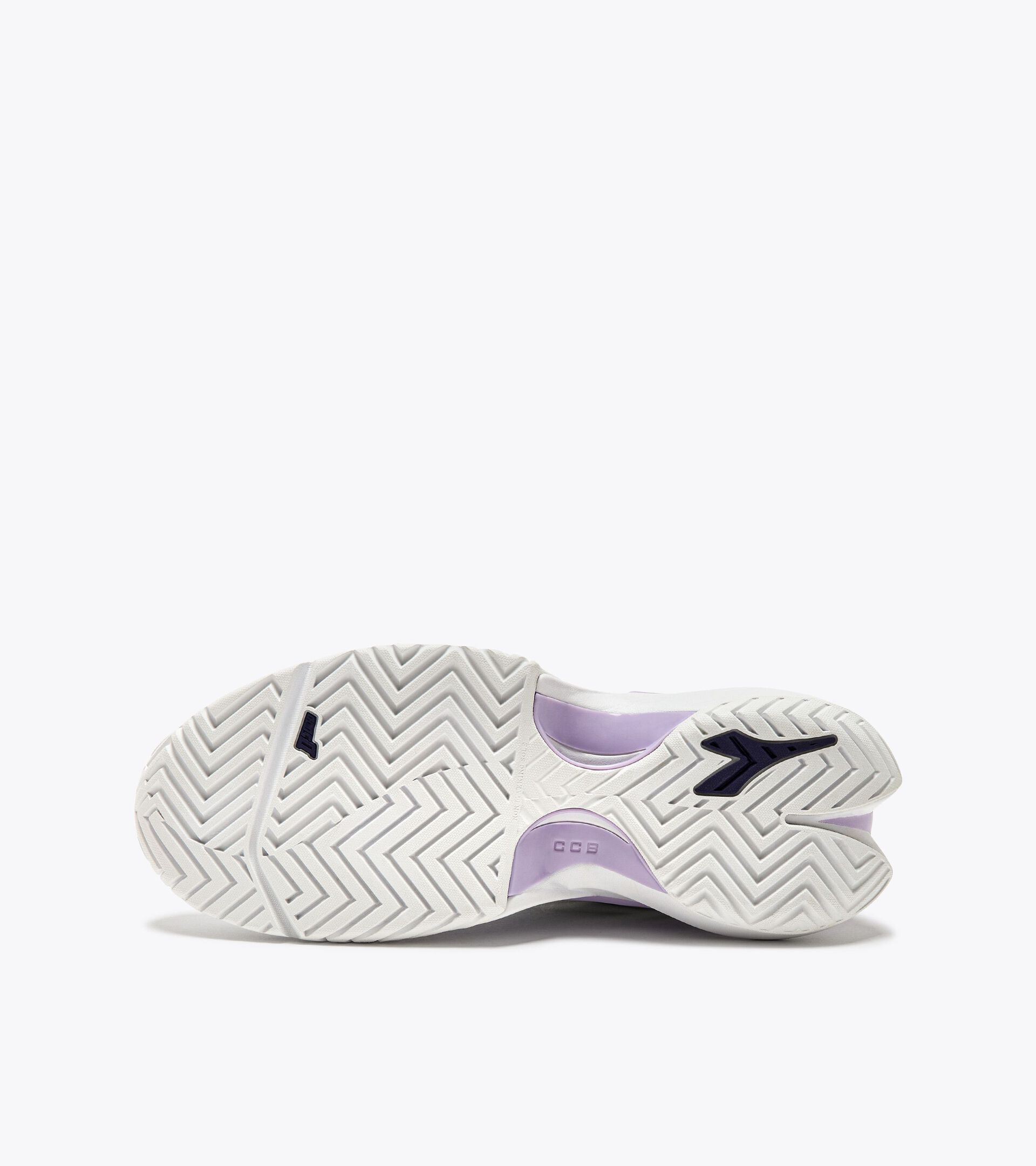 Tennis shoes for hard surfaces or clay courts - Women FINALE W AG WHITE/ASTRAL AURA - Diadora