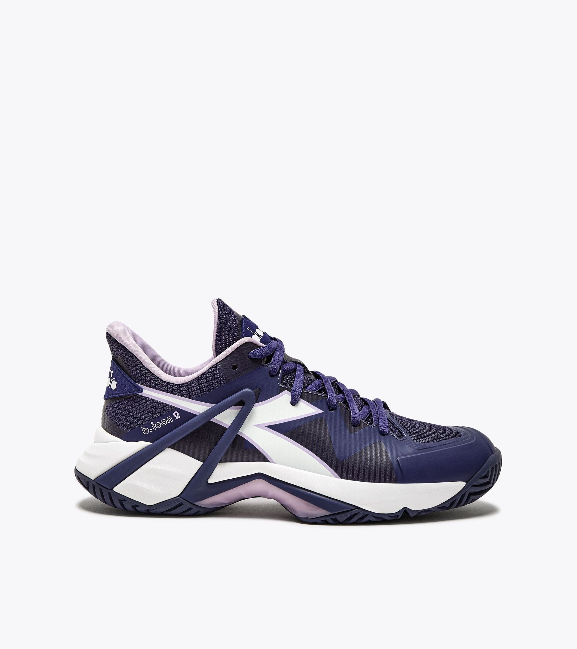 Chaussures de tennis pour terrains durs ou en terre battue - Femme  B.ICON 2 W AG ASTRAL AURA/WHITE - Diadora