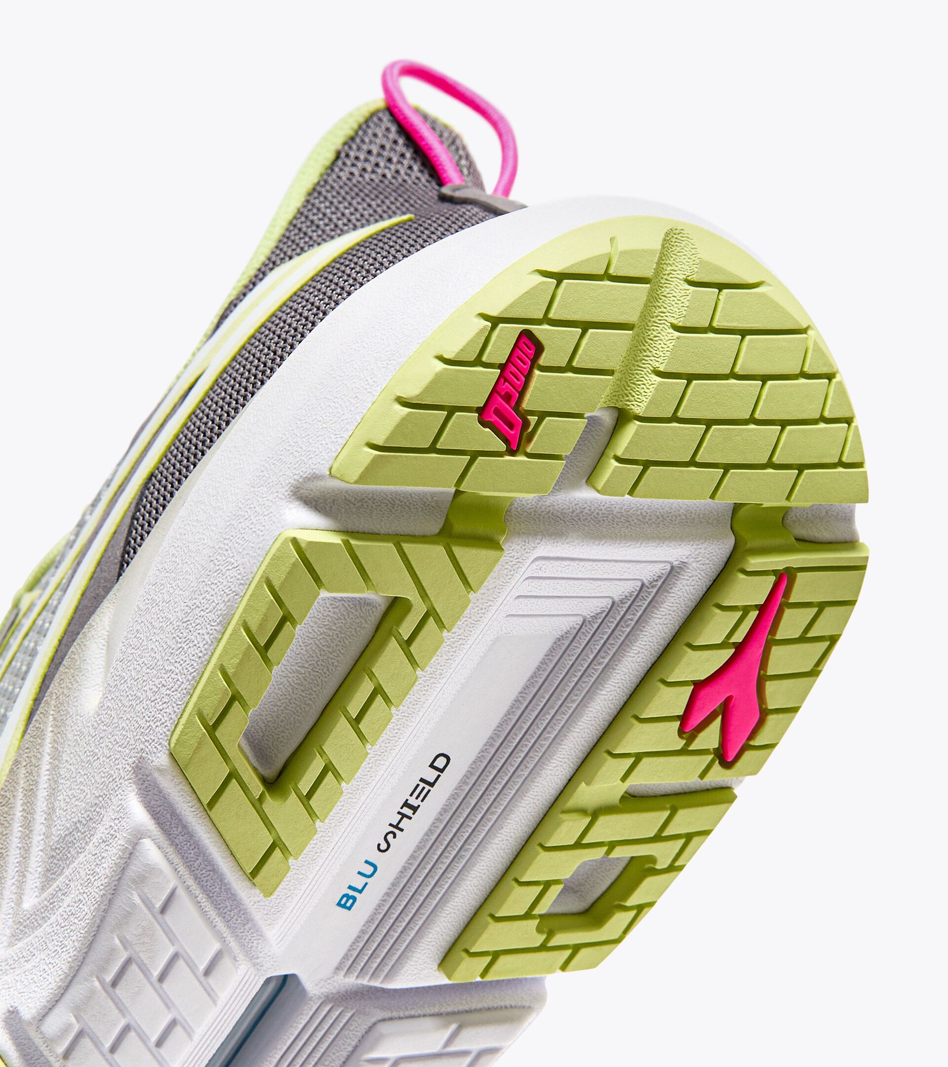 Zapatillas de running - Estabilidad y ligereza - Mujer MYTHOS BLUSHIELD VOLO 4 W SILVER DD/SHADOW LIME - Diadora