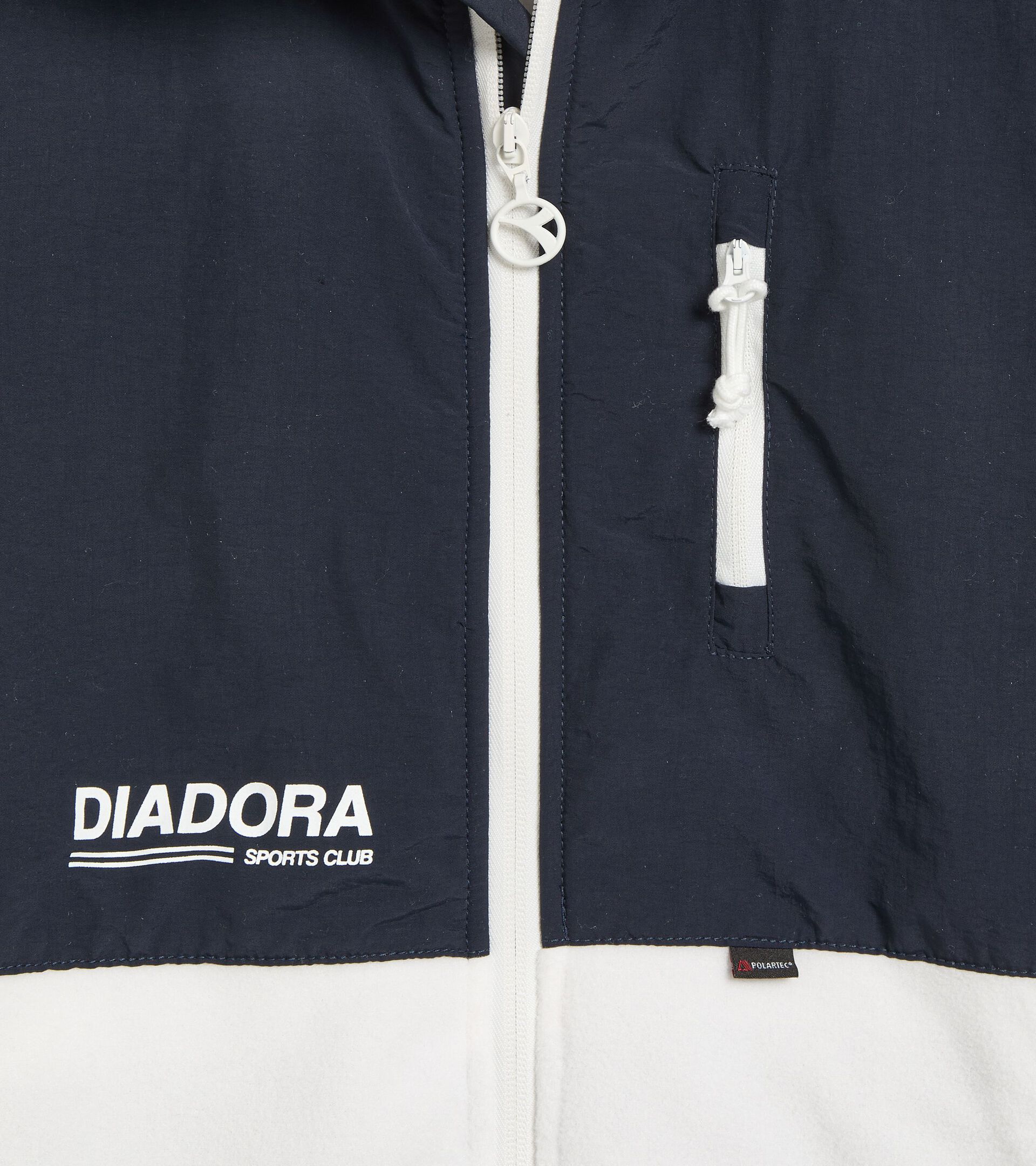 Legacy hoodie - Made in Italy - Gender Neutral HOODIE SHERPA LEGACY BLUE DENIM - Diadora