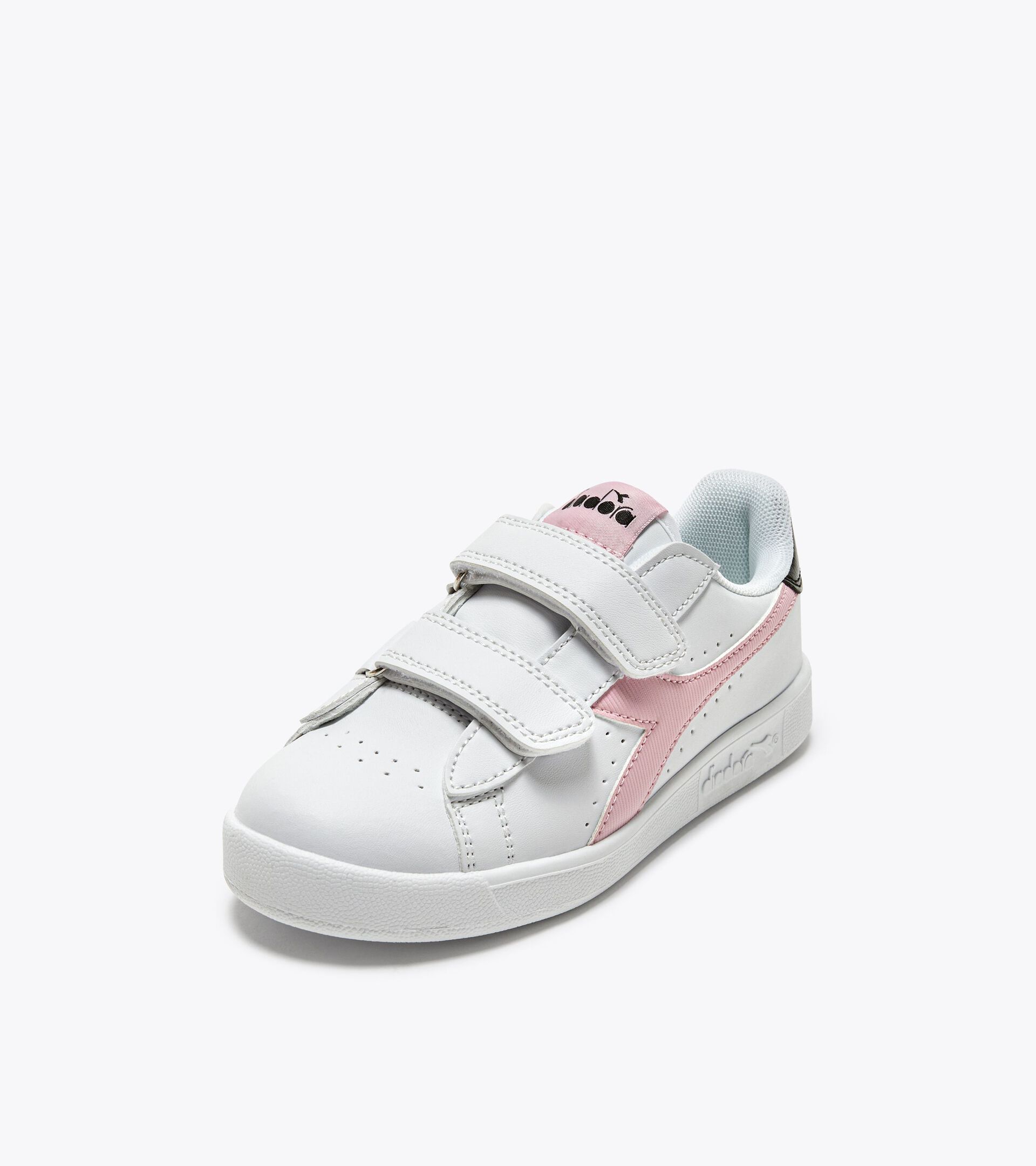 Sports shoes - Kids 4-8 years GAME P PS GIRL WHITE/BLACK/PINK LADY - Diadora