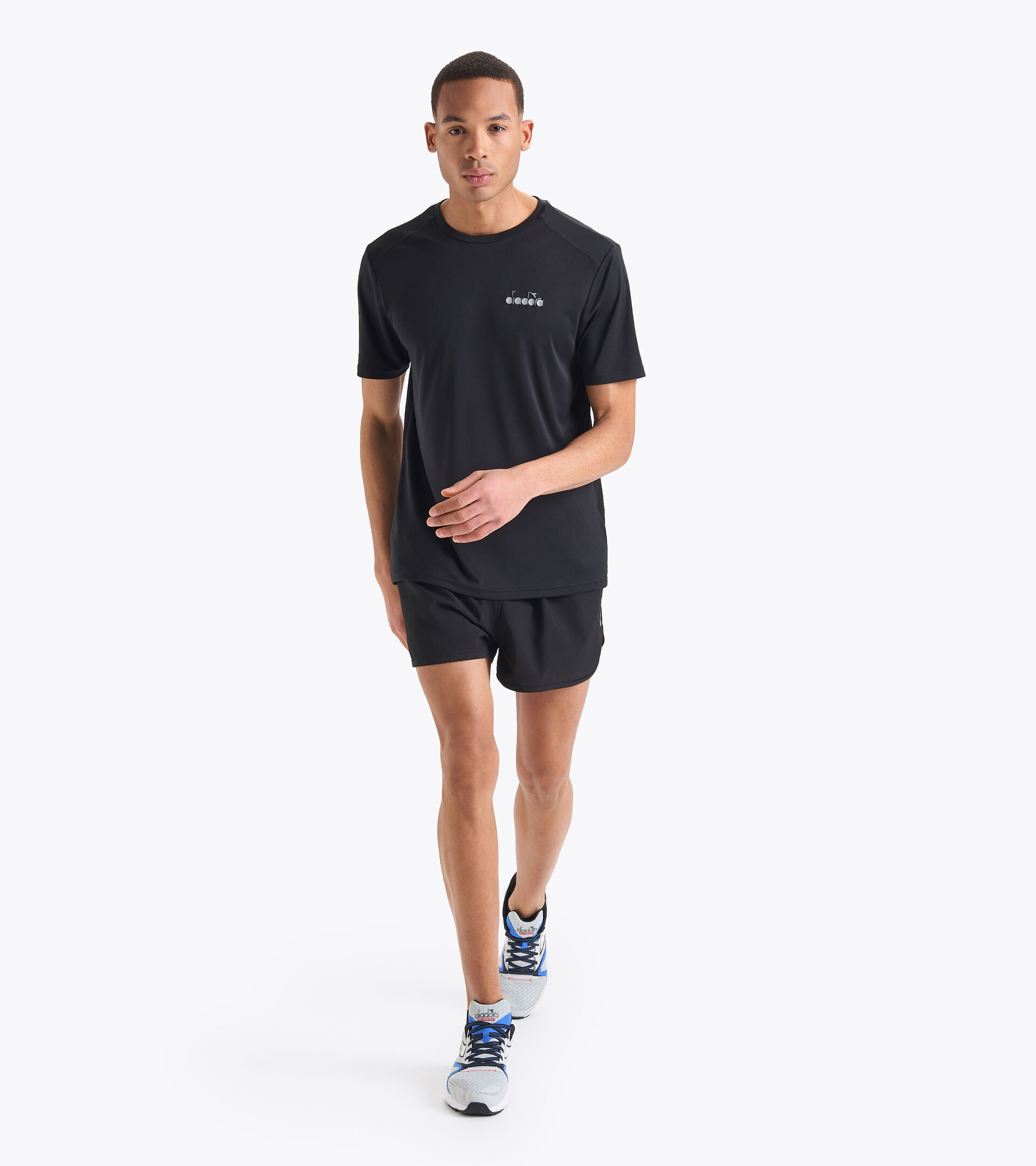 Shorts para correr - Hombre SHORT RUN NEGRO - Diadora