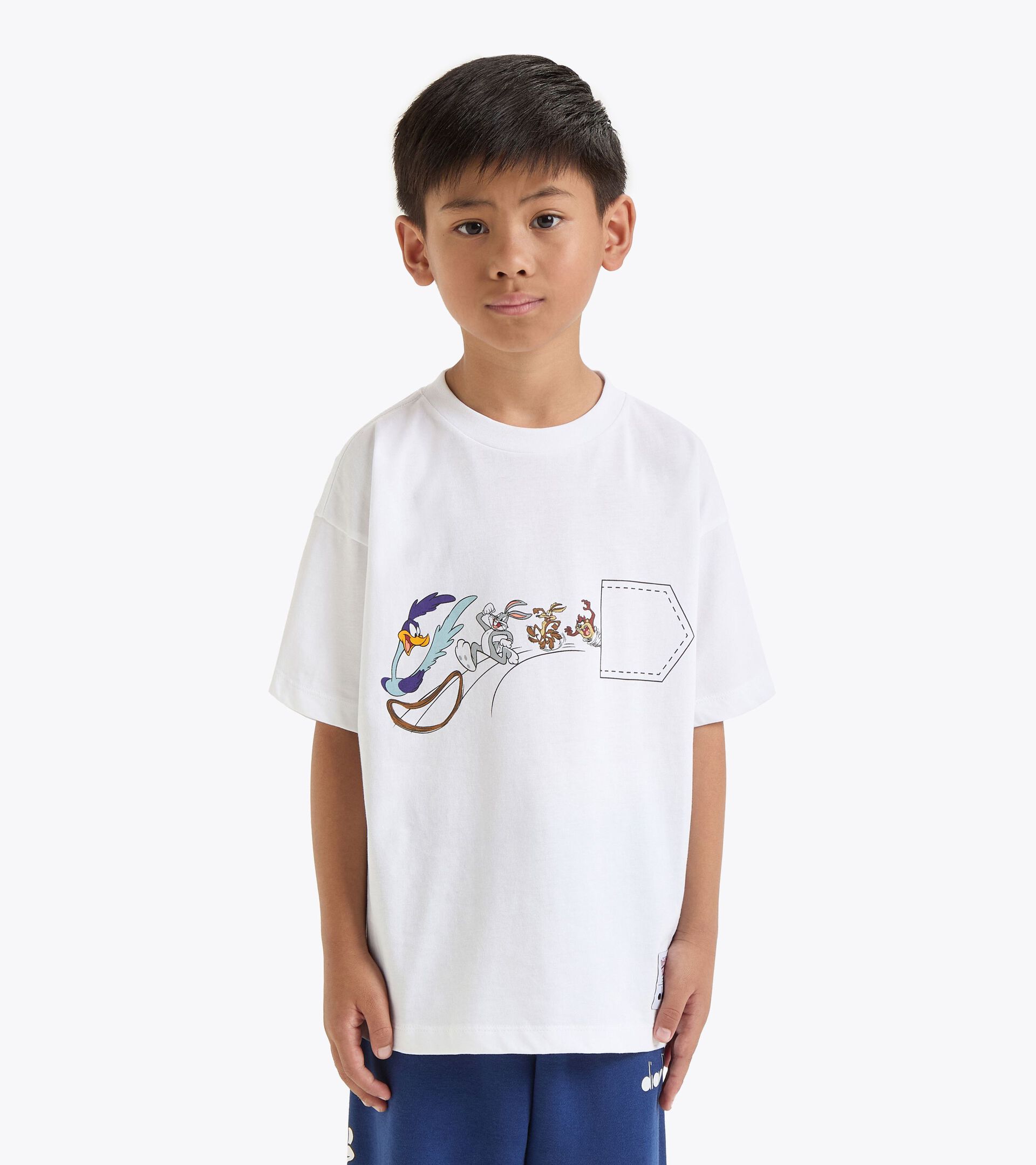 Camiseta de manga corta Looney Tunes - Gender neutral - Niños y niñas JU.T-SHIRT SS TEAM LT BLANCO VIVO - Diadora