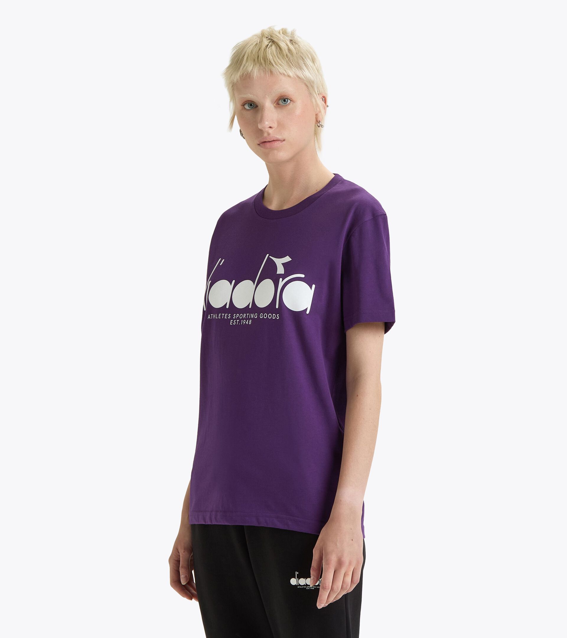 T-shirt - Genre neutre T-SHIRT SS LOGO COURRONNE BIJOU - Diadora
