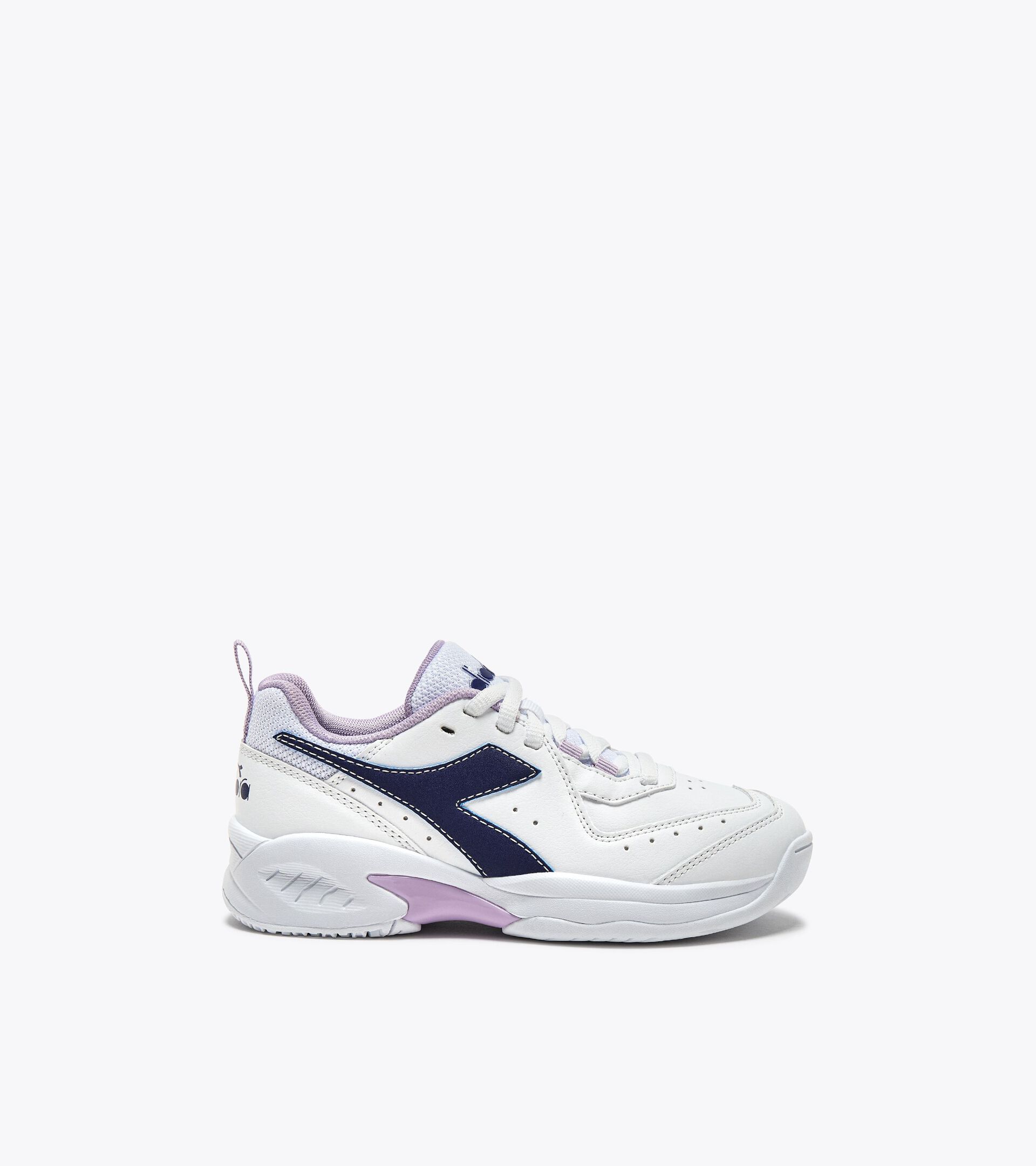 Chaussures de tennis - Enfants et adolescents S. CHALLENGE 5 SL JR WHITE/ASTRAL AURA - Diadora