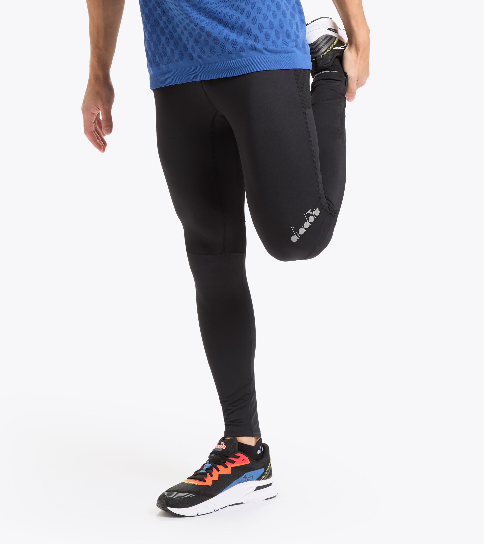 Men's Running Tights Leggings Zipper Pocket Yoga Workout Athletic Cycling  Pants