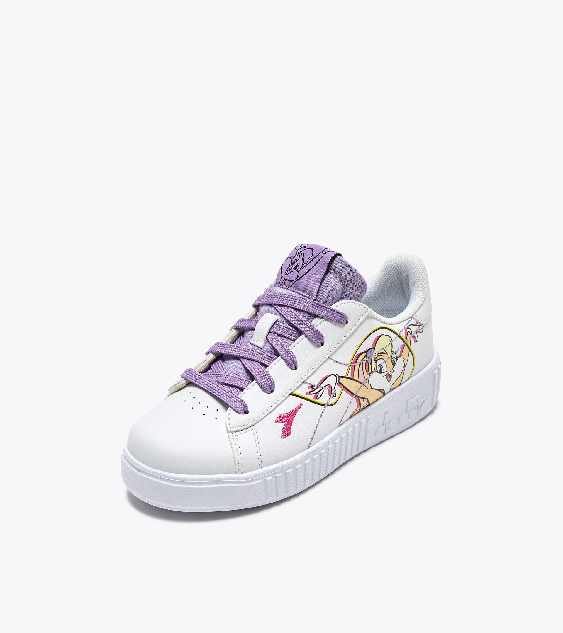 Sneakers de sport - Fille - 4-8 ans GAME STEP P PS LOLA LT BIANCO/FANDANGO - Diadora