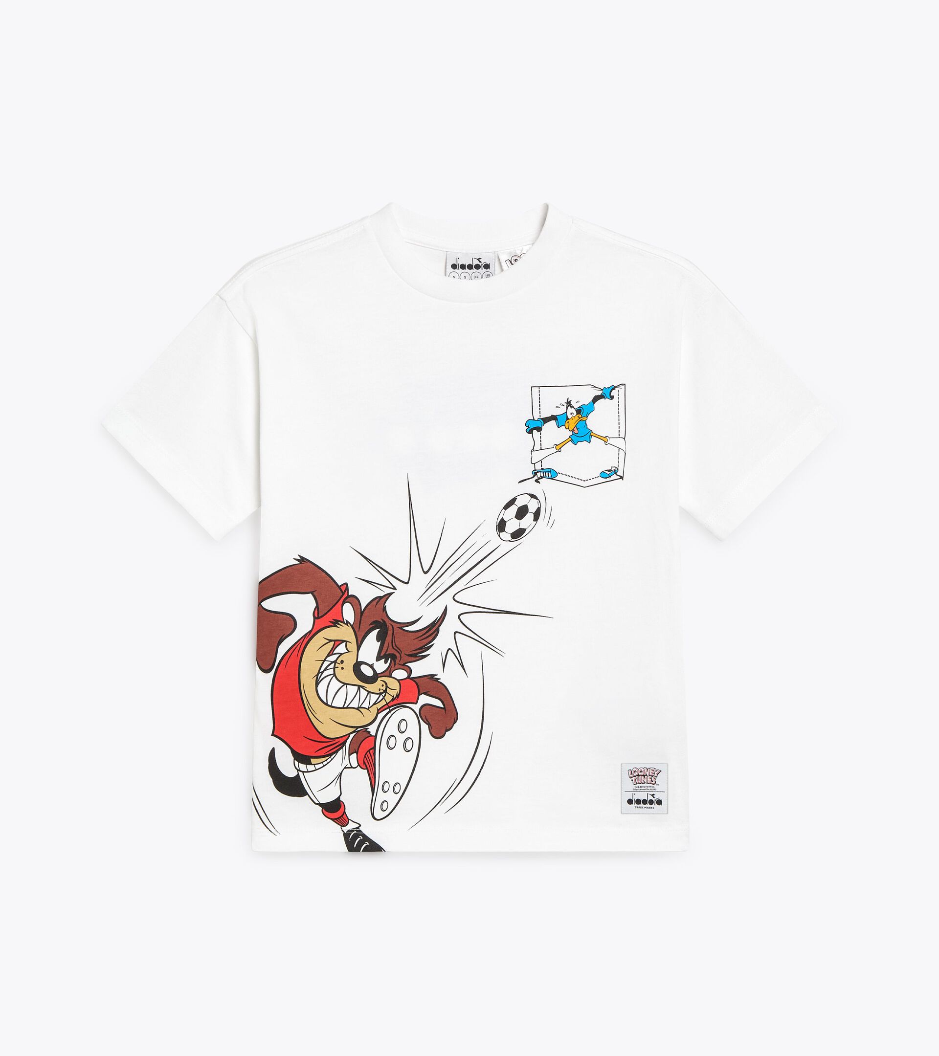 T-shirt a maniche corte Looney Tunes - Gender Neutral - Bambini e bambine 
 JU.T-SHIRT SS TEAM LT BIANCO OTTICO/ROSSO - Diadora