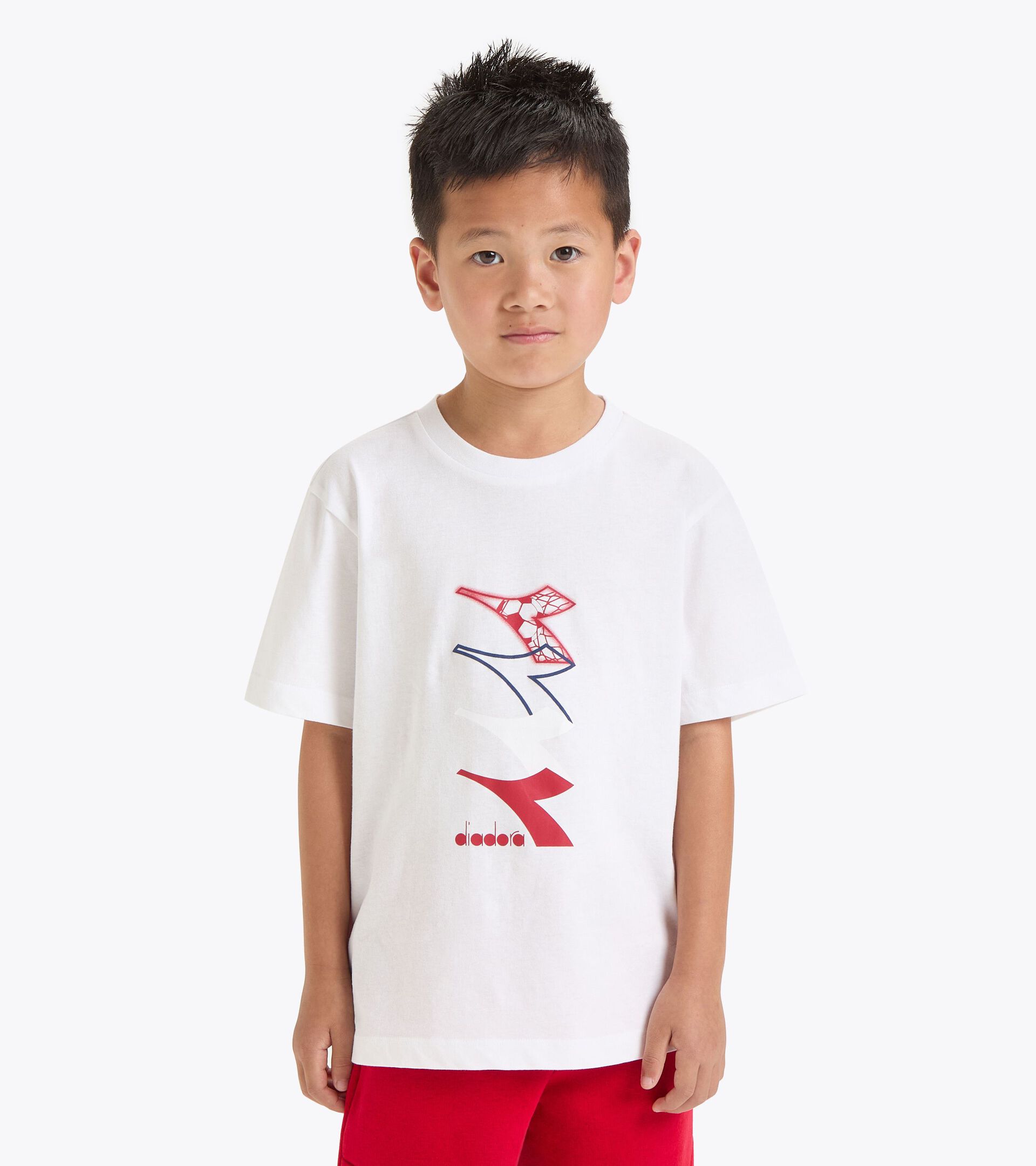 T-Shirt mit Print - Comfort Fit - Kinder
 JB. T-SHIRT SS STRAHLEND WEISSE - Diadora