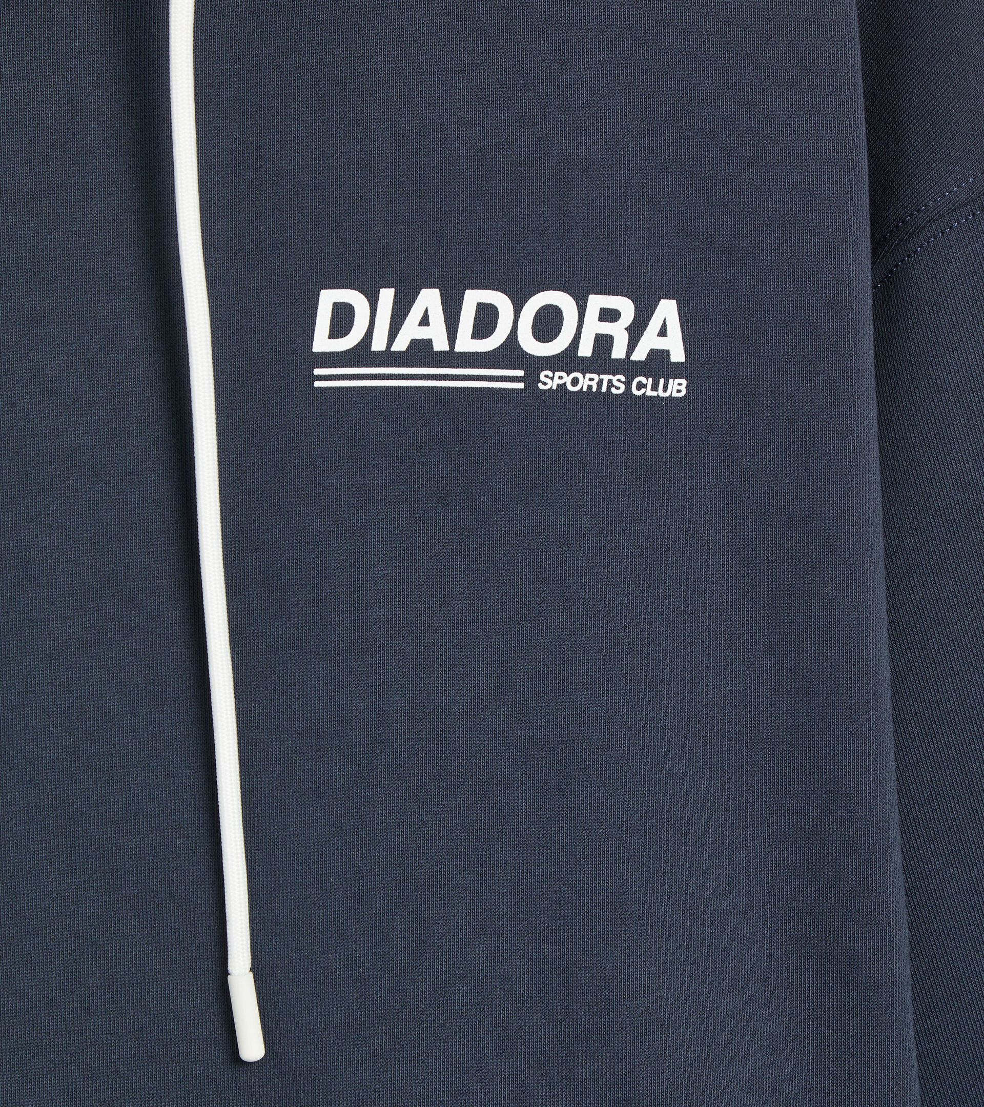 Legacy hoodie with a comfort fit - Made in Italy - Gender Neutral
 HOODIE LEGACY BLUE DENIM - Diadora