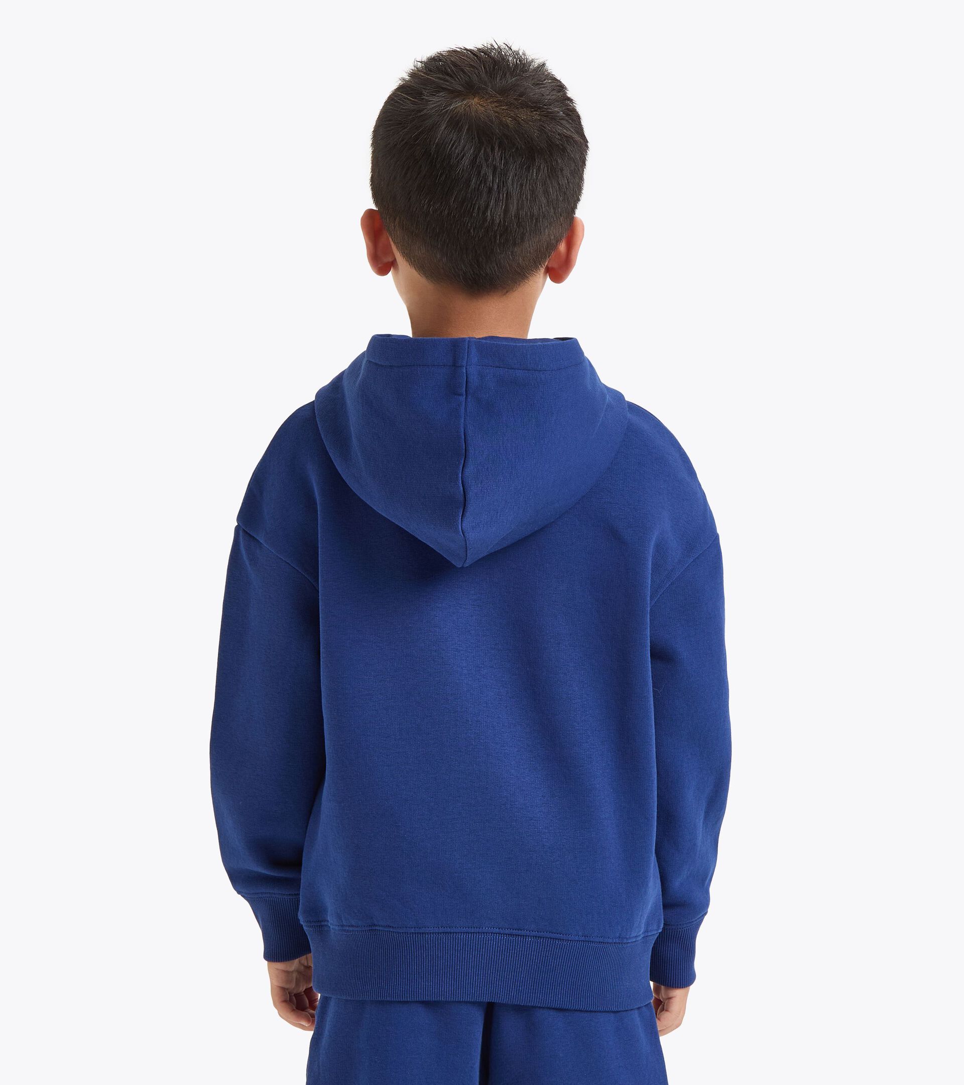 Sudadera con capucha - Corte cómodo - Niños/Adolescentes
 JB. HOODIE LOGO AZUL FINCA - Diadora