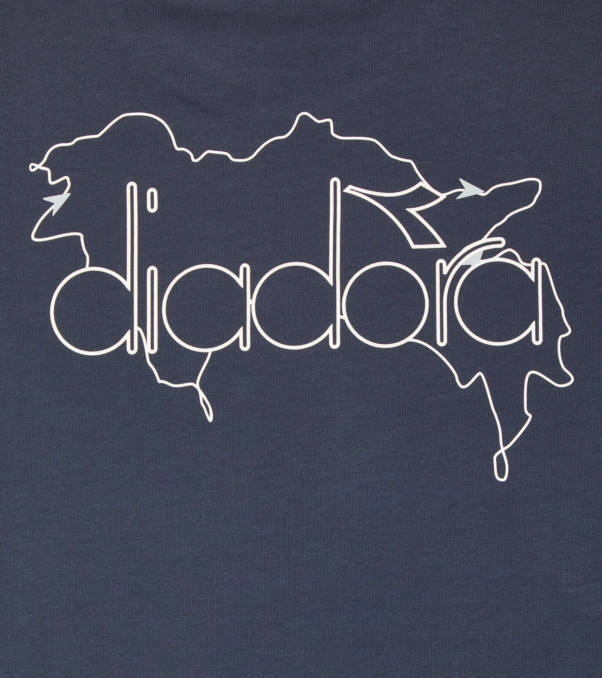 T-shirt de sport à manches courtes - Genre neutre T-SHIRT SS ROUTE BLEU NUITS - Diadora