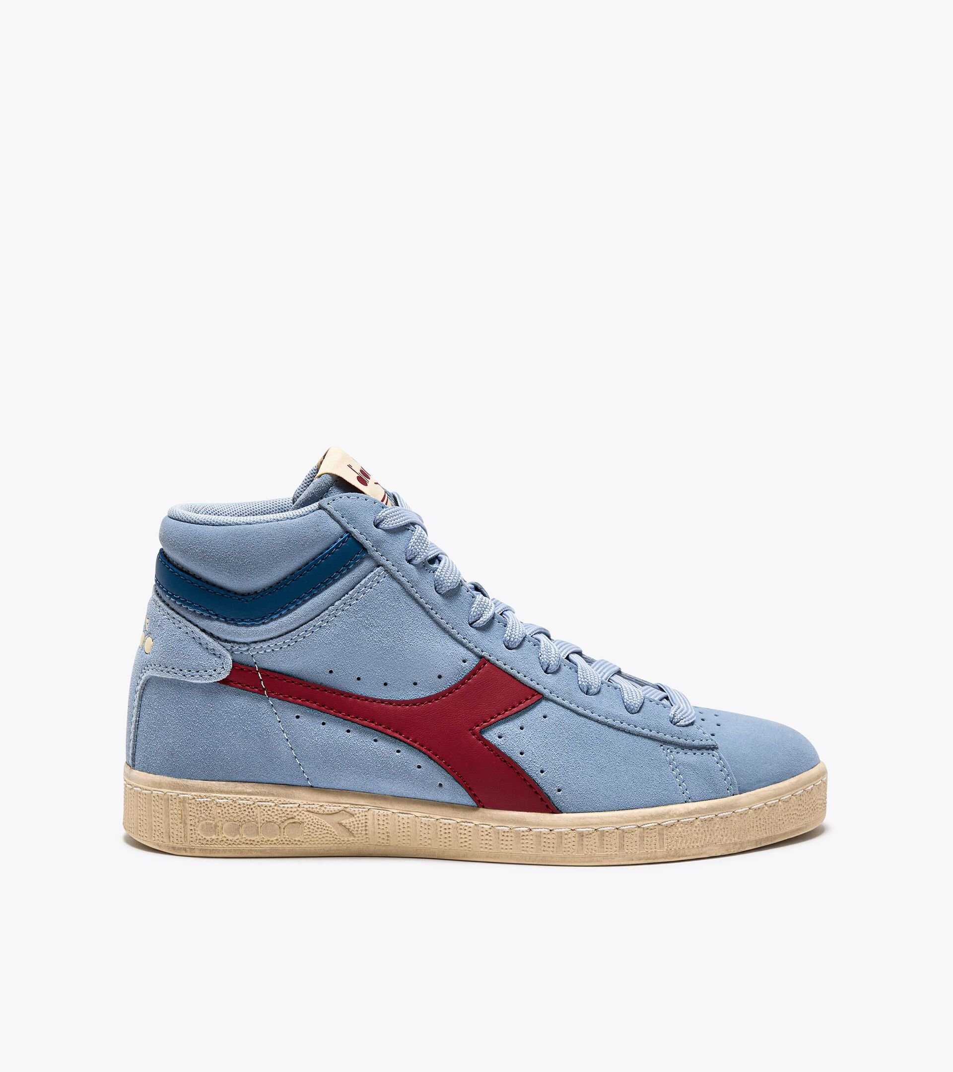 Chaussures de sportswear - Gender neutral GAME L HIGH SUEDE WAXED CELESTE BLEU - Diadora