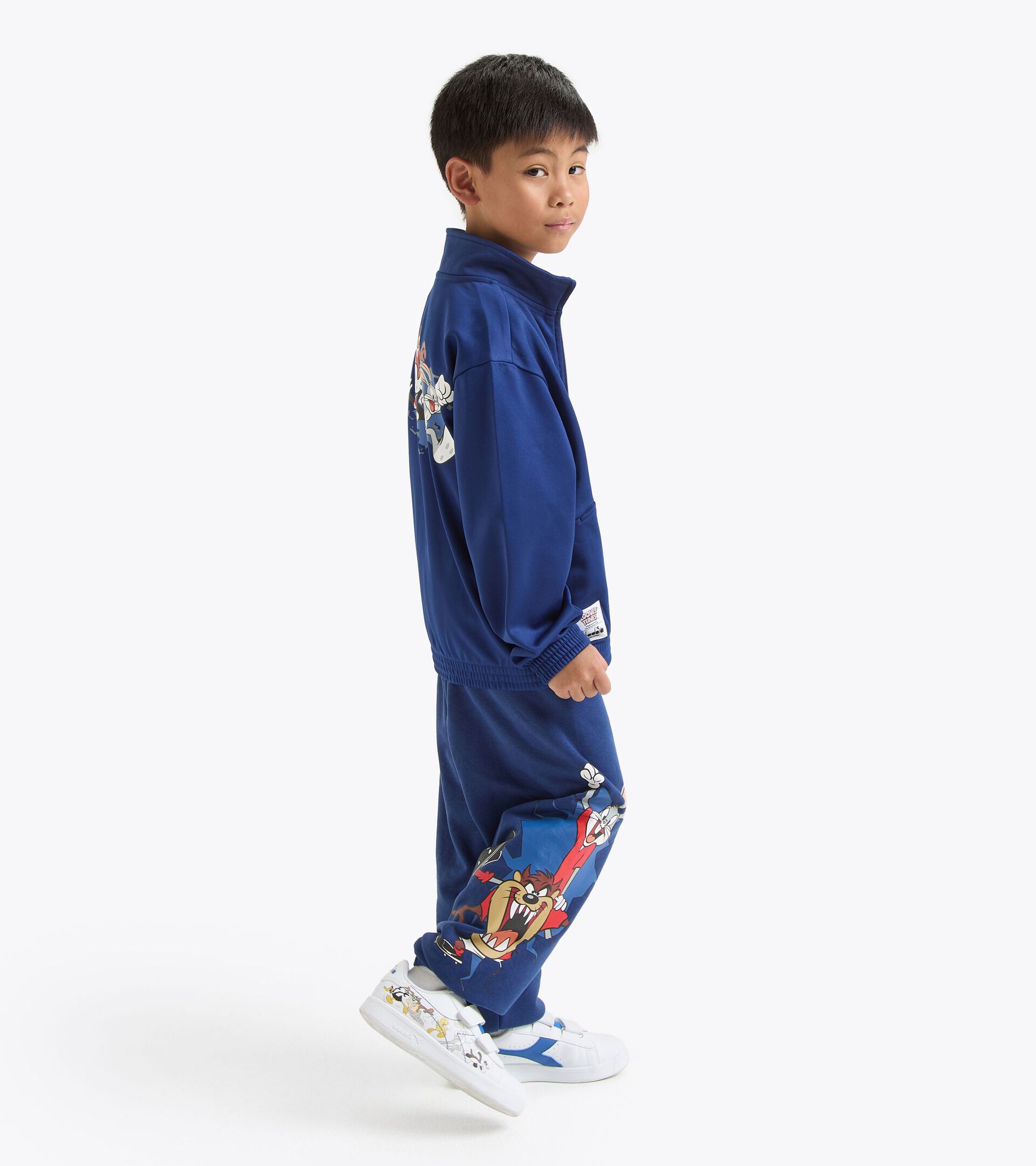 Looney Tunes track jacket - Gender Neutral - Kids 
 JU.TRACK JACKET TEAM LT SALTIRE NAVY - Diadora