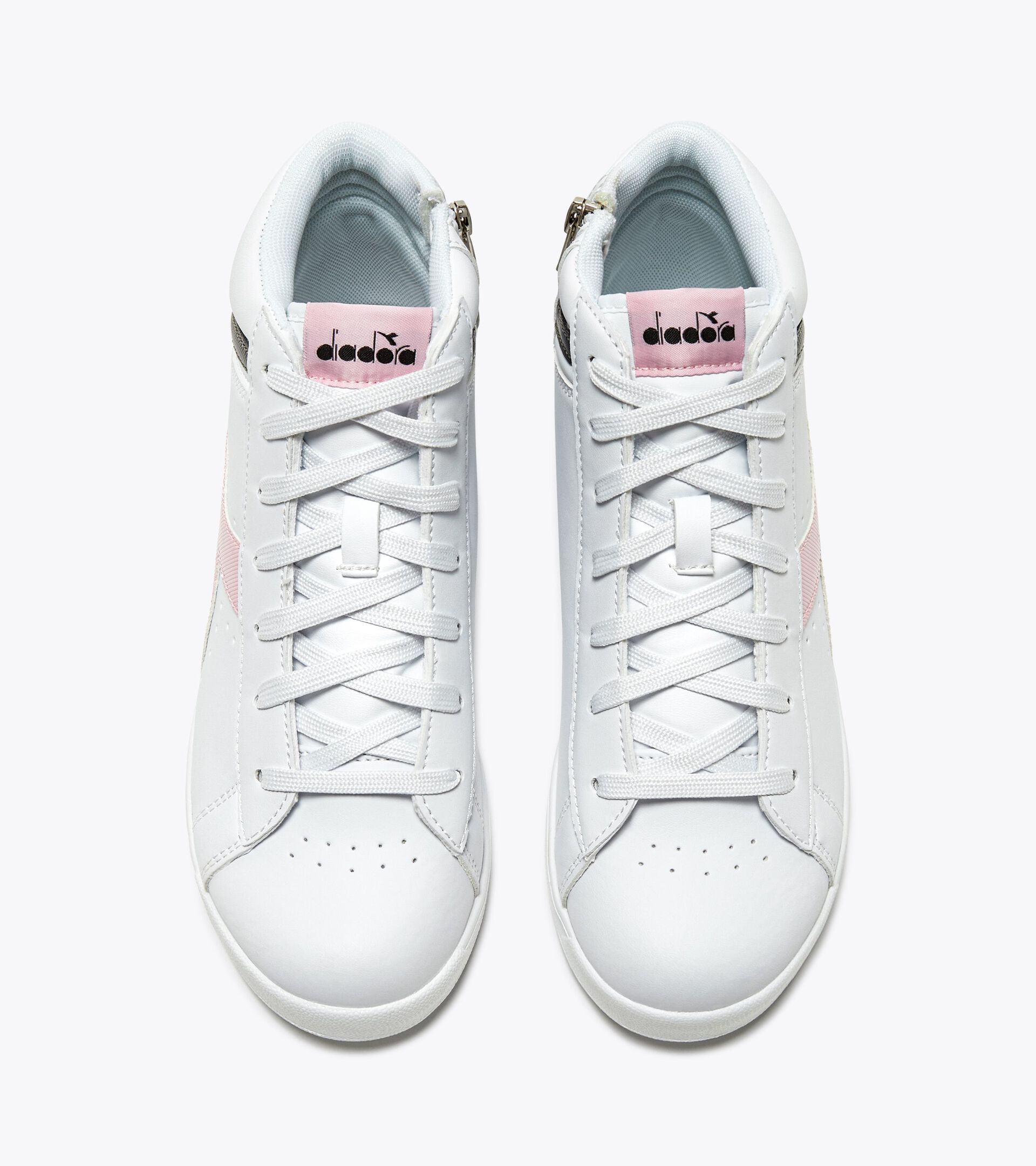 Chaussures de sport - Jeunes 8-16 ans GAME P HIGH GIRL GS WHITE/BLACK/PINK LADY - Diadora