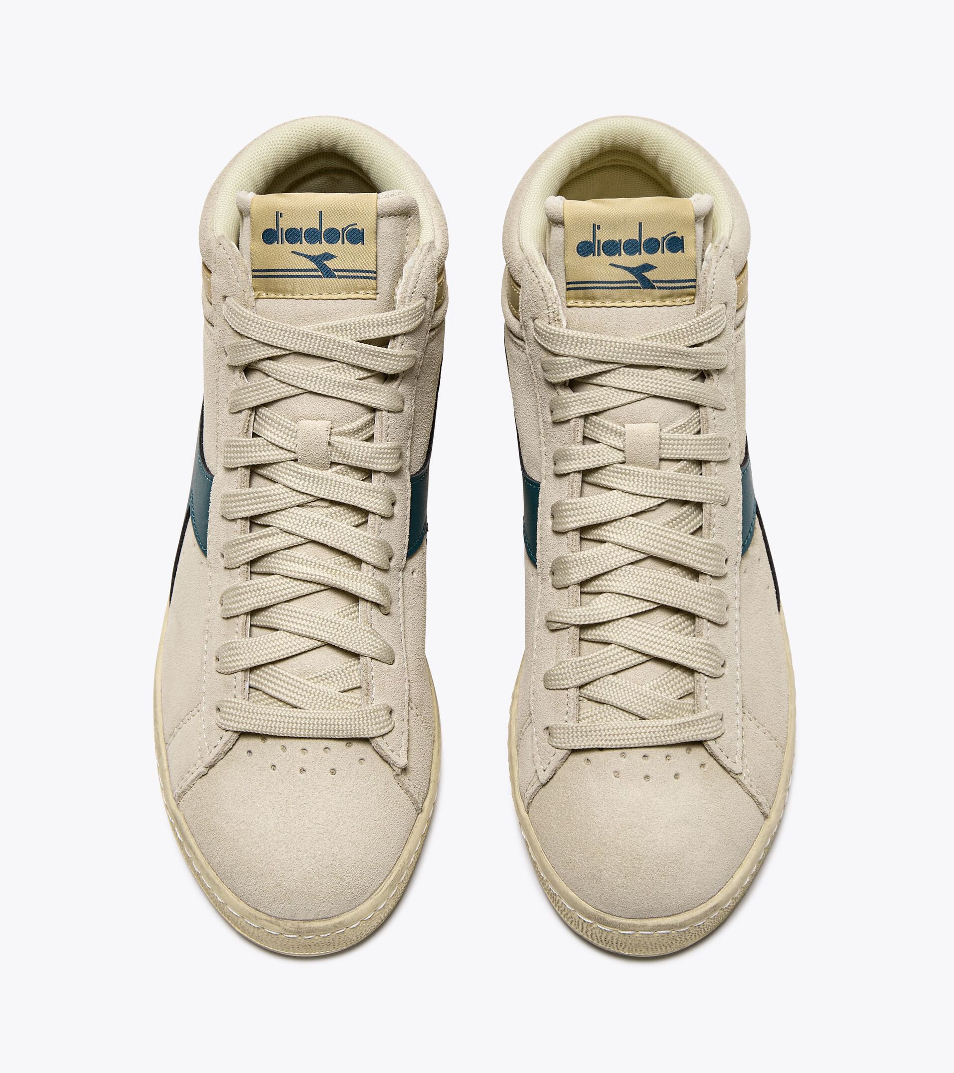 Sneaker sportiva - Gender Neutral GAME L HIGH SUEDE WAXED CREMA NUVOLA - Diadora