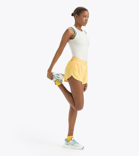 Yellow Workout & Running Shorts for Women