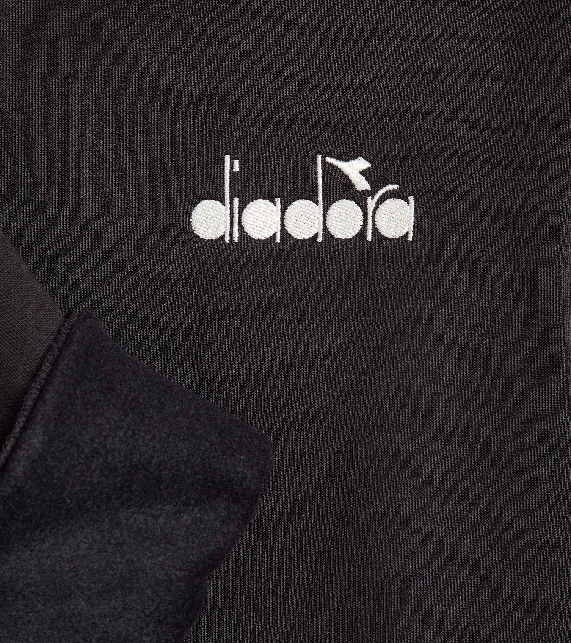 Sporty hoodie - Gender Neutral HOODIE ROUTE BLACK - Diadora