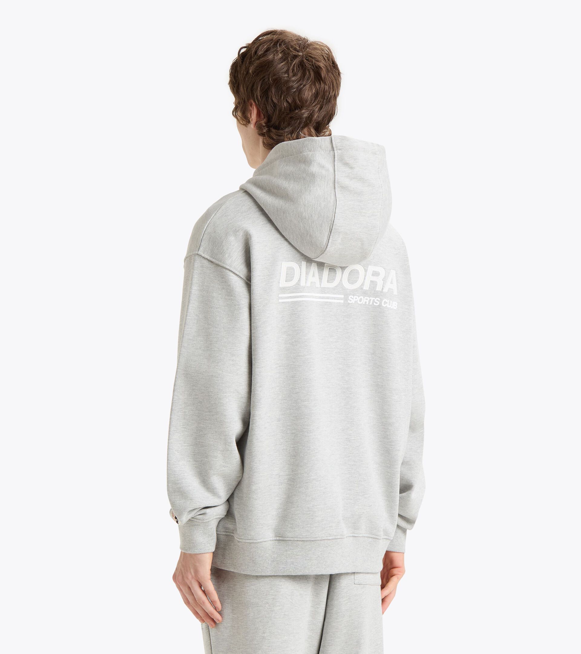 Hoodie Legacy Comfort Fit - Made in Italy - Genderneutral HOODIE LEGACY HOCHHAUS MELANGE - Diadora