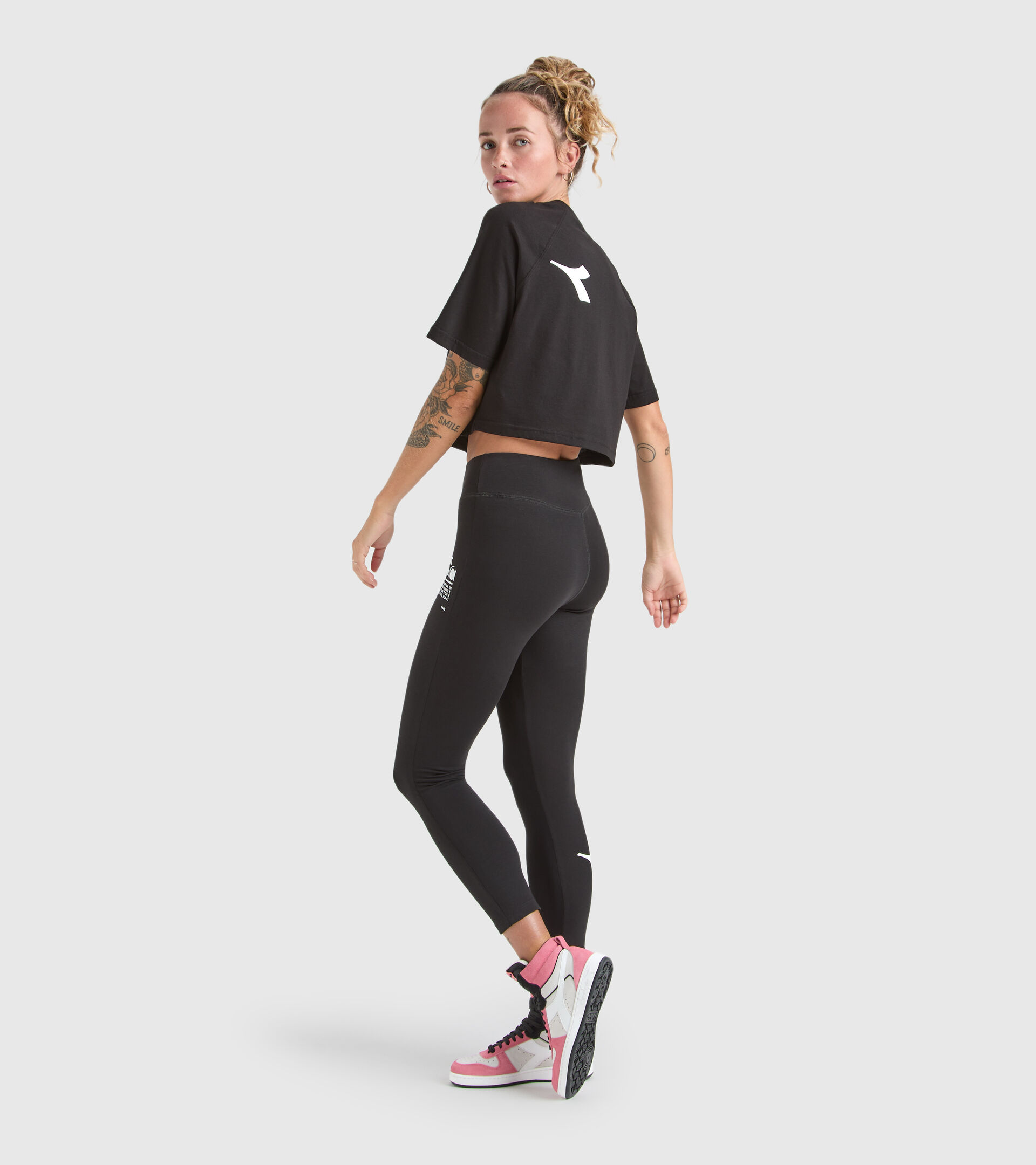 L. LEGGINGS MANIFESTO Stretch cotton leggings - Women's - Diadora Online  Store JP