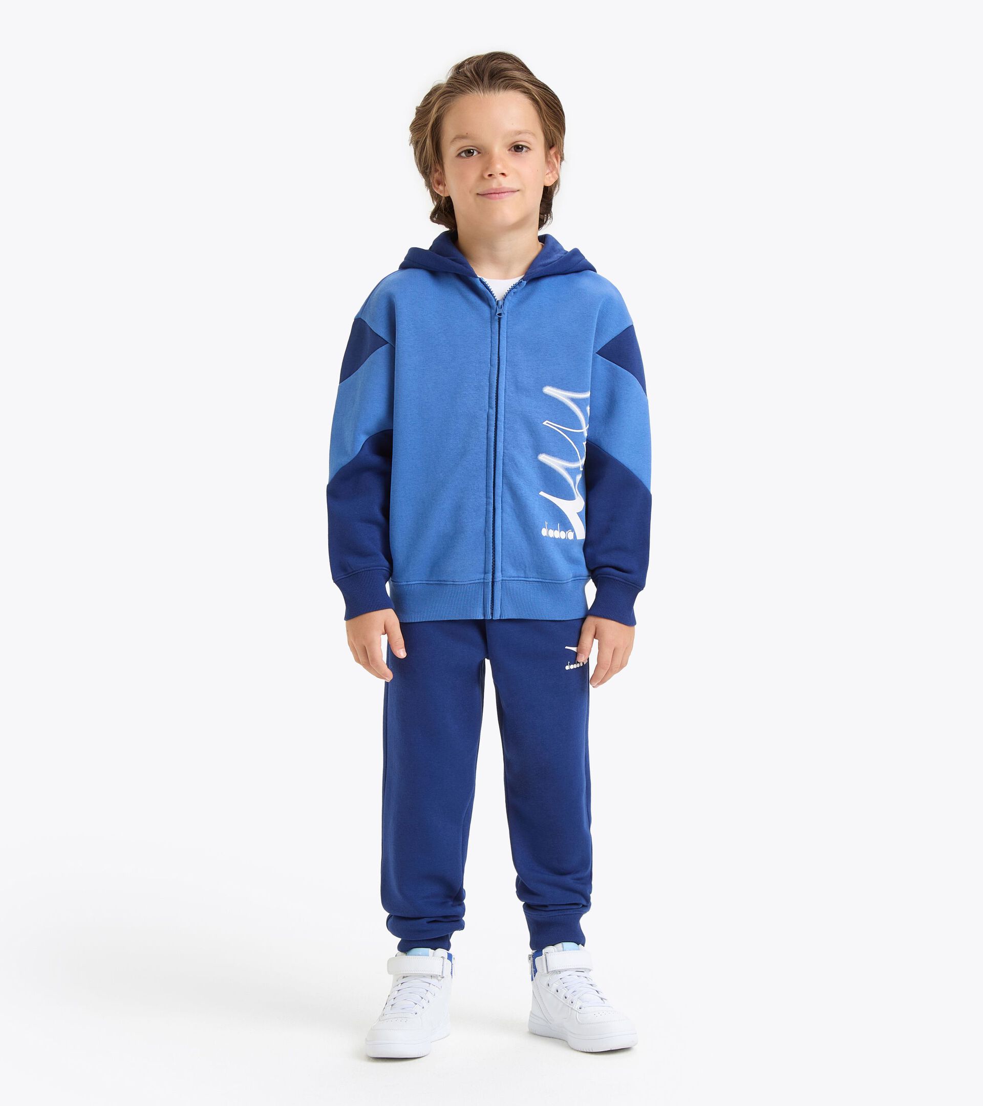 Chándal - Niño/Adolescente
 JB. TRACKSUIT HD FZ LOGO AZUL DELFT - Diadora