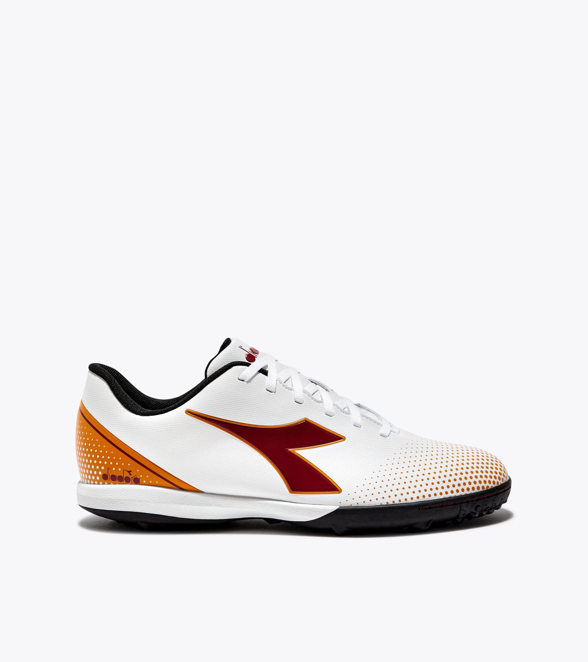 Calcio boots for synthetic grounds - Men’s PICHICHI 7 TFR WHITE/CHILI PEPPER/RUSSET ORANGE - Diadora