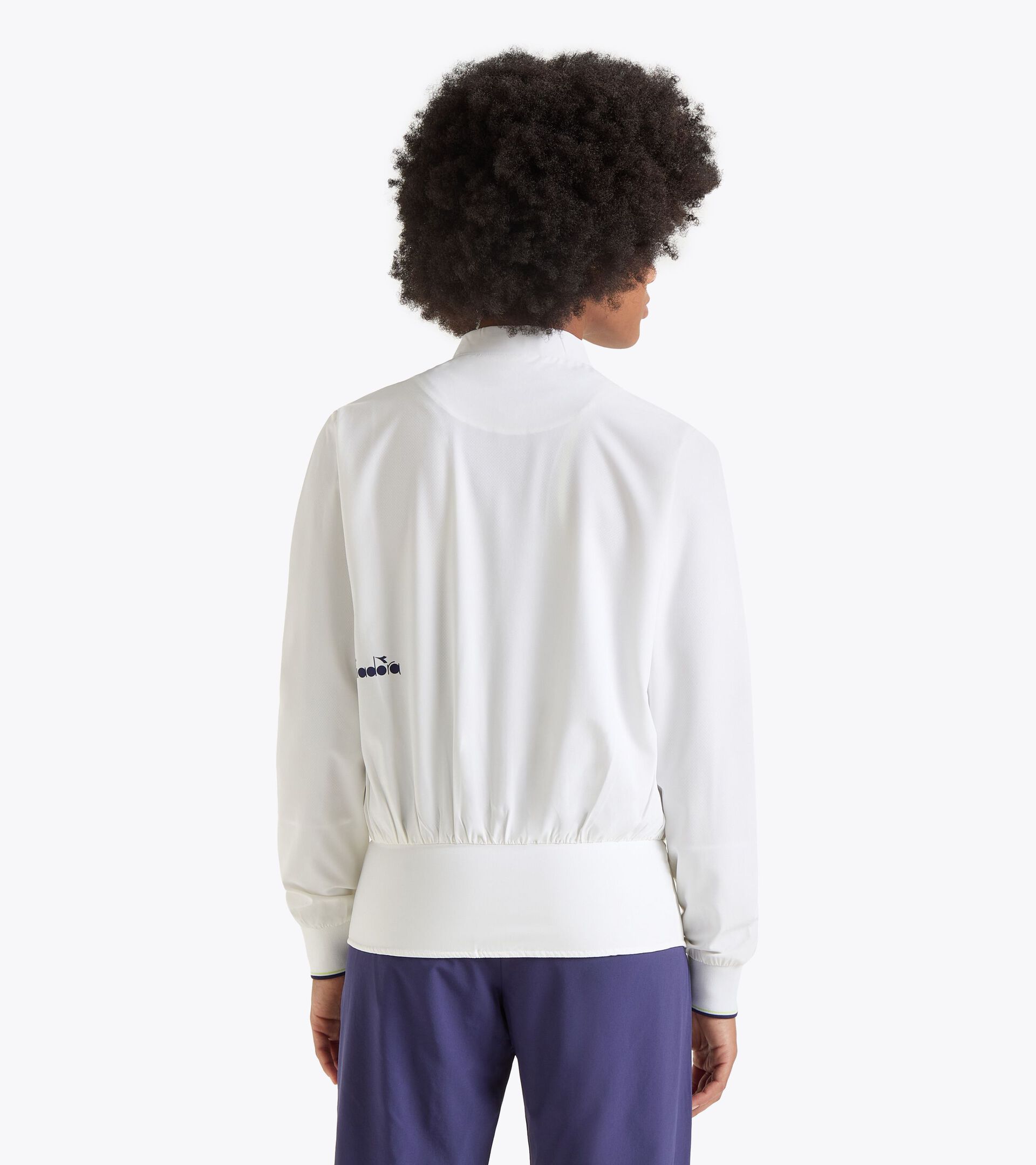 Chaqueta deportiva - Tenis - Mujer
 L. FZ JACKET ICON BLANCO VIVO - Diadora