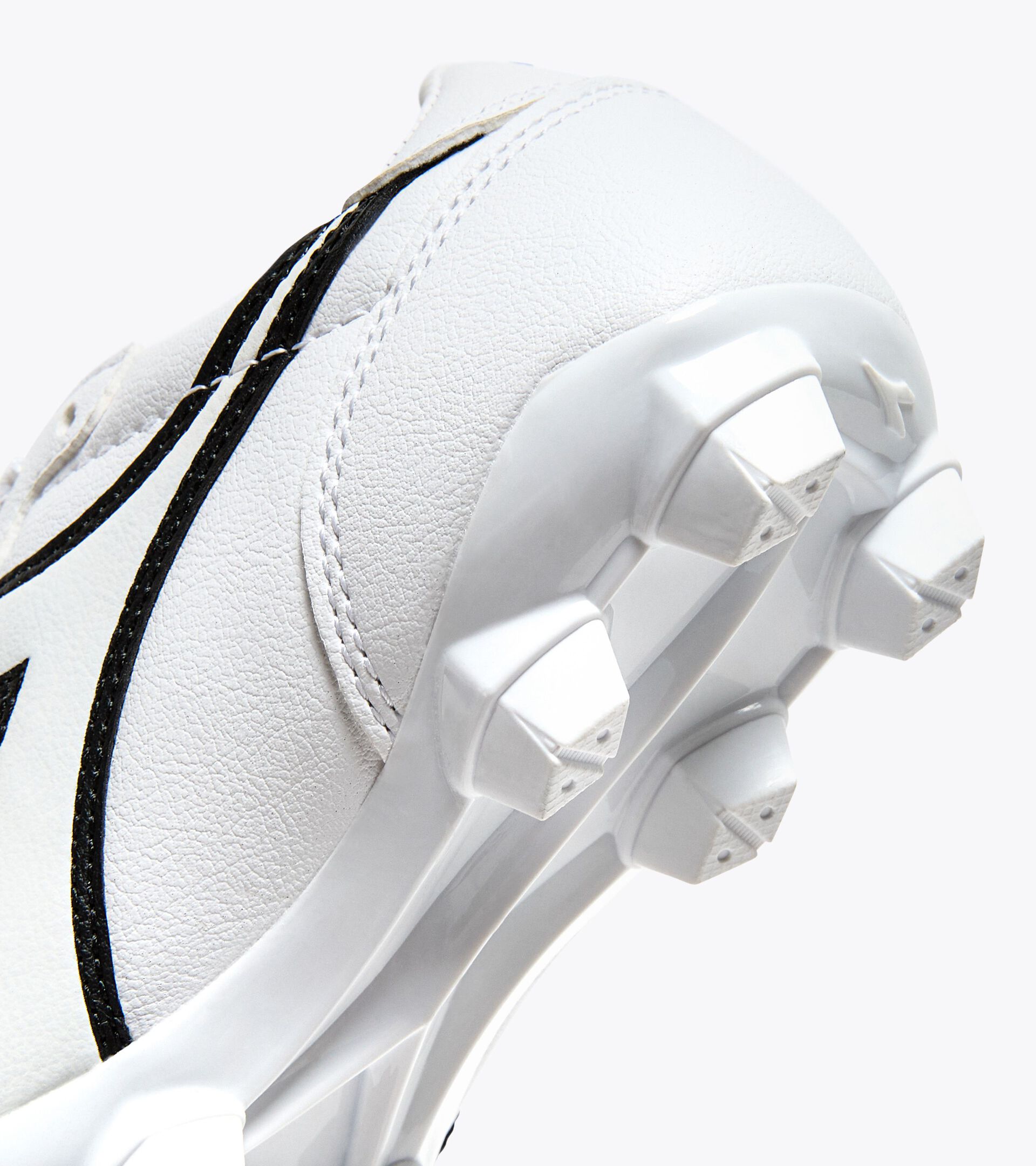 Calcio boots for firm grounds - Junior BRASIL R LPU JR WHITE/BLACK - Diadora