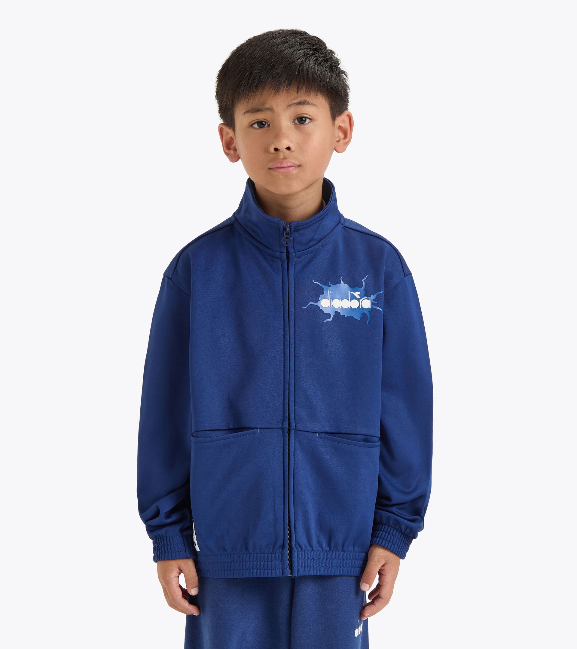 Looney Tunes track jacket - Gender Neutral - Kids 
 JU.TRACK JACKET TEAM LT SALTIRE NAVY - Diadora