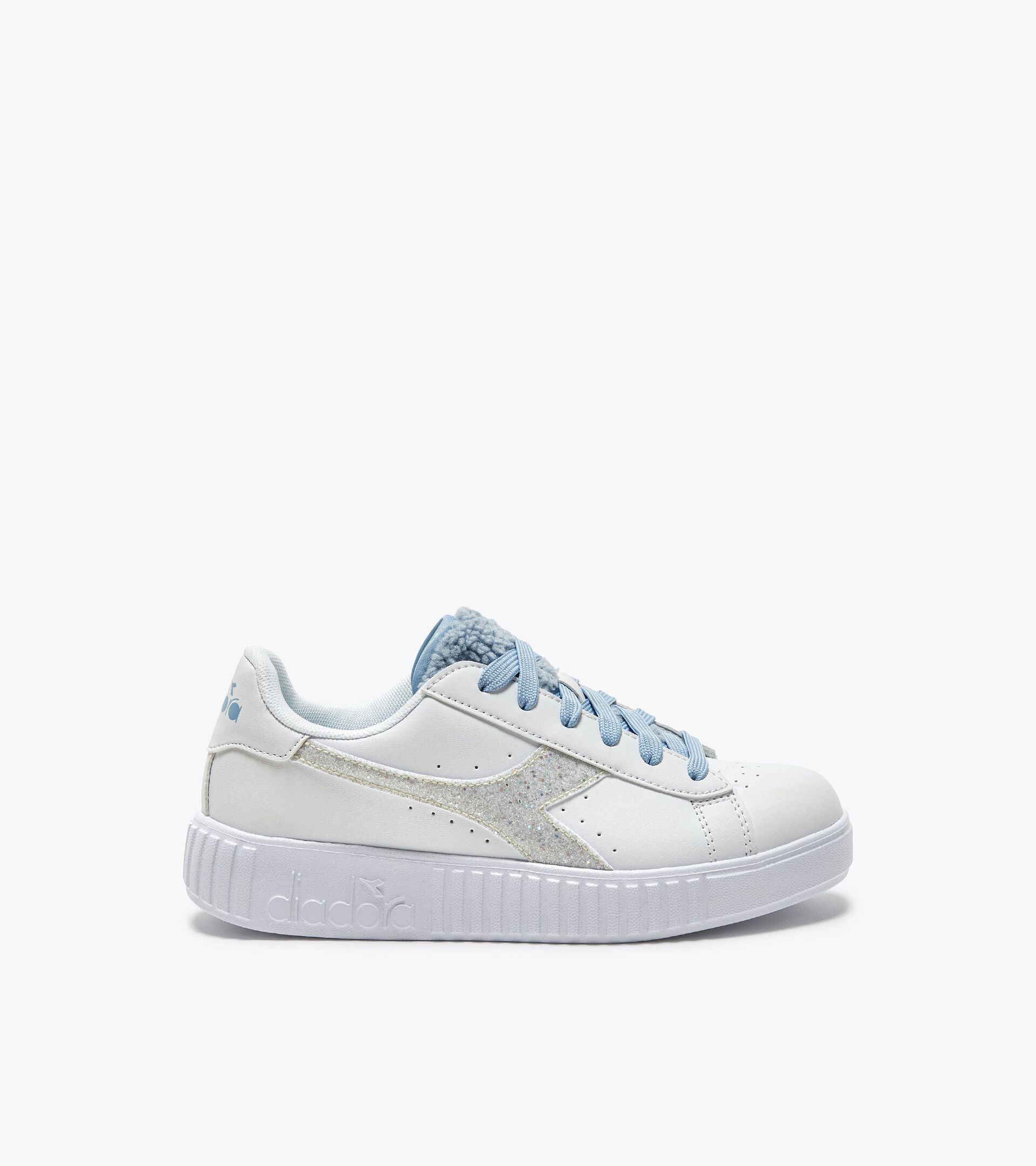 Scarpa sportiva - Ragazze - 8-16 anni GAME STEP P GS FLUFFY WHITE/BLUE CASHMERE - Diadora