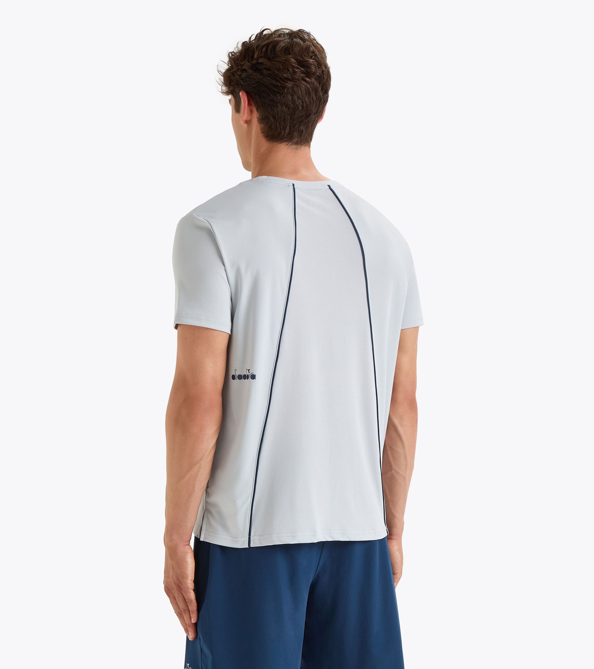 Tennis t-shirt - Men’s
 SS T-SHIRT TENNIS GREY CLOUD - Diadora