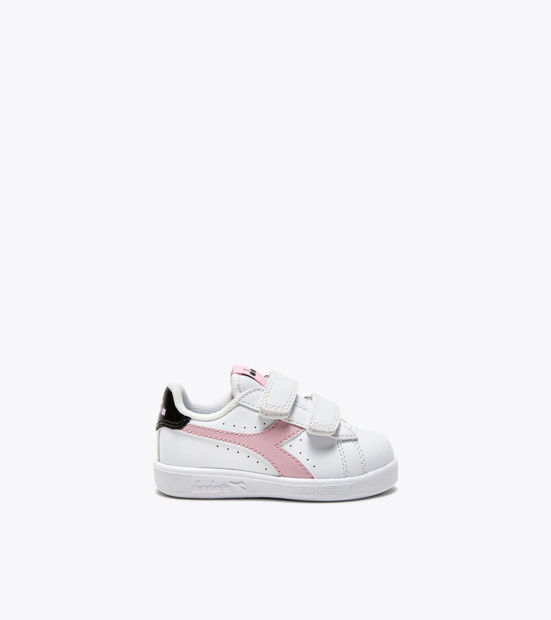 Chaussures de sport - Bambins 1-4 ans GAME P TD GIRL WHITE/BLACK/PINK LADY - Diadora