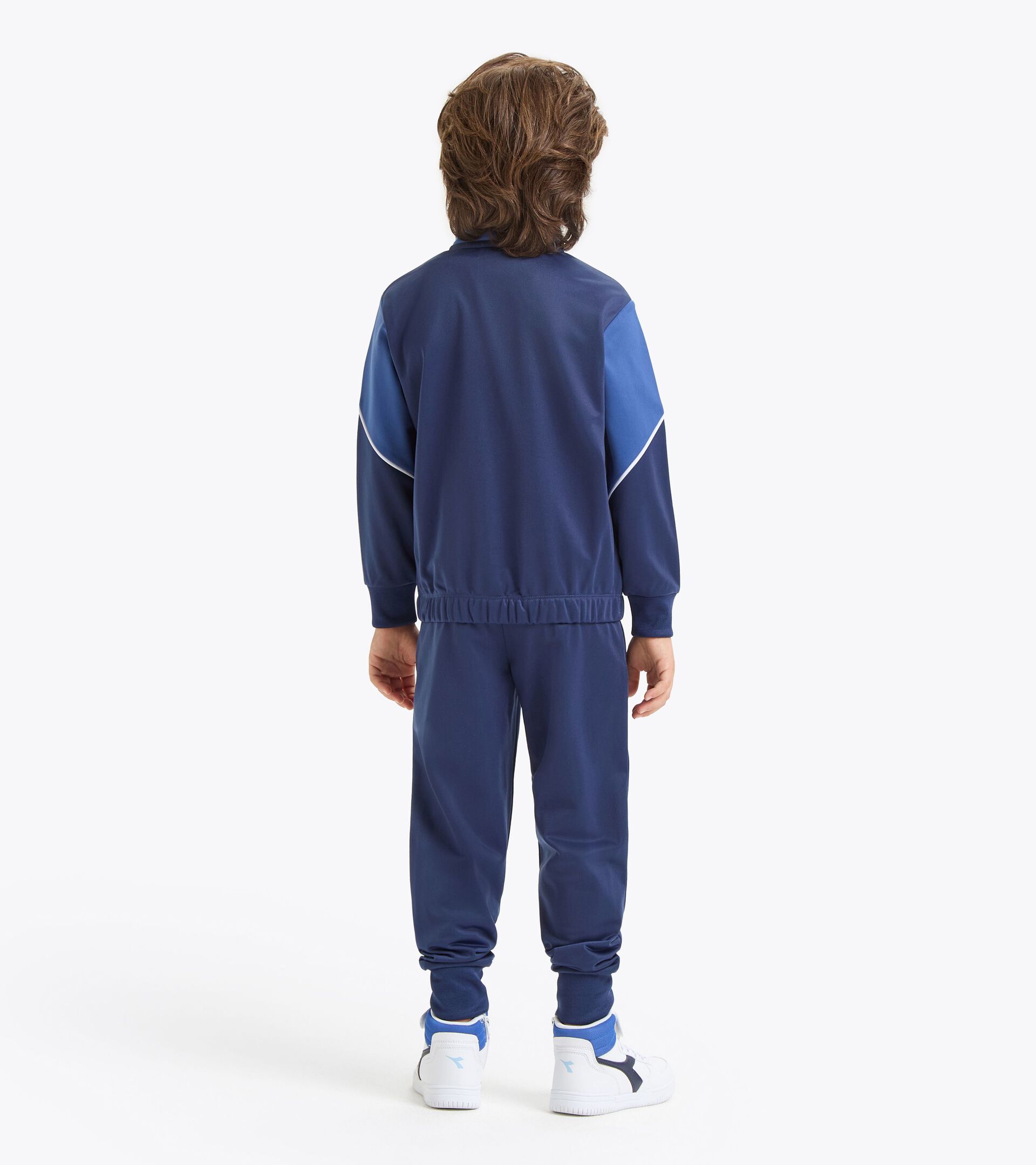 Tracksuit - Boy JB. TRACKSUIT FZ LOGO BLUE BYZANTINE - Diadora