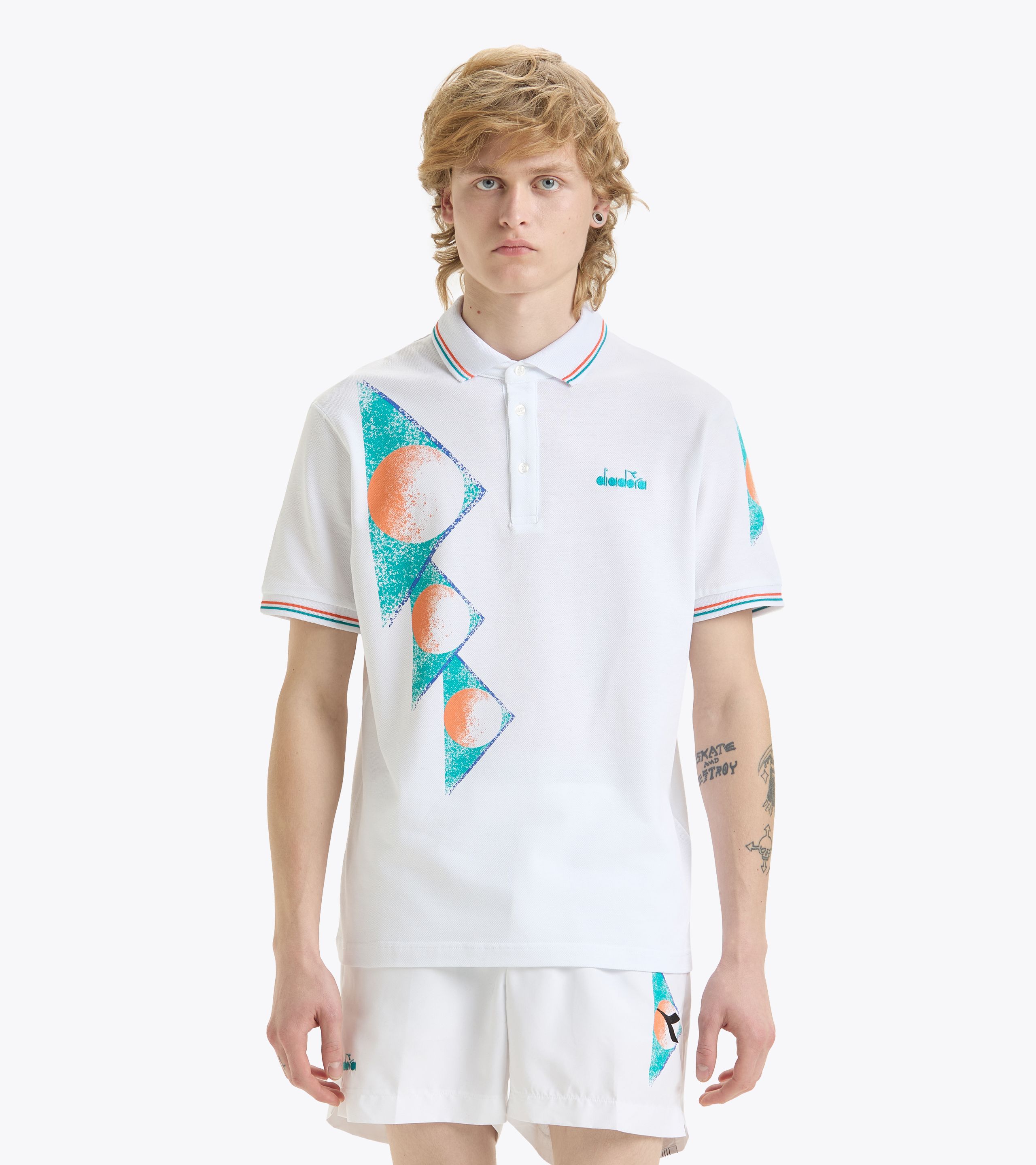 POLO SS TENNIS 90 90s-inspired Polo shirt - Made in Italy - Men's 